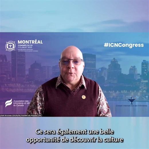 22 reactions · 13 shares | Dr. Sylvain Brousseau, Président Canadian Nurses Association (CNA-AIIC) vous invite à faire connaissance des #infirmières du monde, échanger les défis de la profession, et connaitre la culture et patrimoine francophone du #Canada lors de notre #ICNCongress 1-5 juillet a #Montreal! https://t.co/HKHScwGL5l #ICN2023 | ICN - International Council of Nurses | Facebook