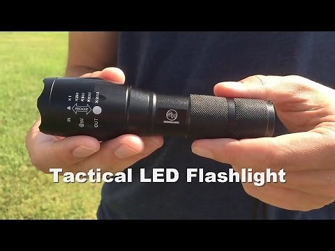 1,000 Lumen Tactical LED Flashlight by Survival Hax