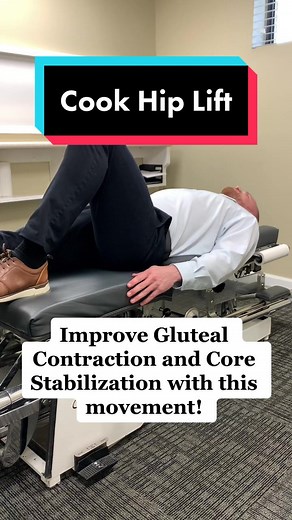 Improve Hip Mobility, Gluteal Activation, and Core Stabilization with the Cook Hip Lift! #chiropractor #chiropractic #glutesworkout #lowerbackpain #hippain #functionaltraining #posturecorrection