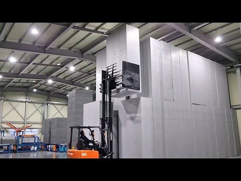 Gigantic Styrofoam Manufacturing Process. Amazing Architectural Styrofoam Factory In Korea