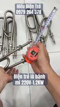 Điện trở, cây nướng cho lò bánh mì 1.2KW #dientro #dientrodotnong #nướng #maiso