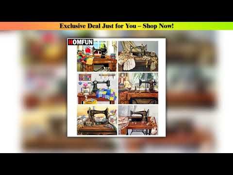 Homfun Art 5d — Deal (2025): Homfun Art 5D Diy Diamond Painting "Sewing Machine