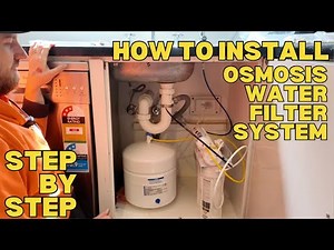 4 Stage Under Sink Reverse Osmosis Water Filter | Step-by-Step Assembly & Installation Guide