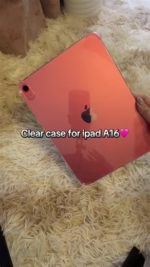 🩷🩷🩷 #pinkipad #clearcase #slimcase
