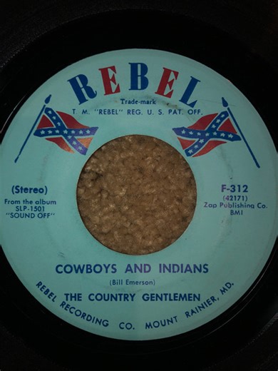 The Country Gentlemen - Cowboys And Indians / Teach Your Children