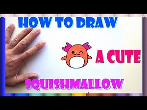 How to draw Squishmallow cute & easy way for kids