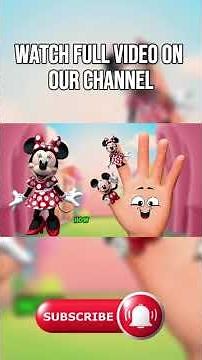 Mickey Mouse Finger Family | Fun Nursery Rhyme Short for Kids