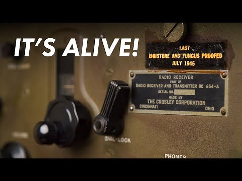 WW2 Army Radio Receiver Restoration - SCR-284 Part 2