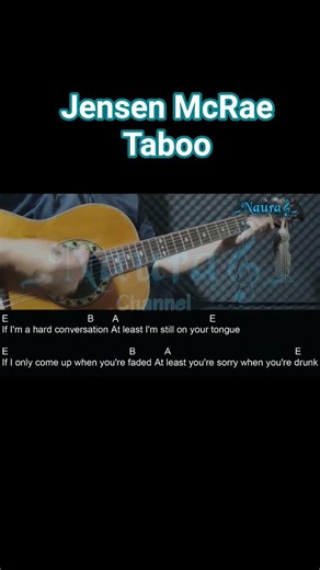 Jensen McRae - Taboo Guitar Chords Lyrics #shorts