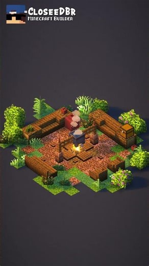 Como Construir um Acampamento no Minecraft #minecraftideas #minecraftbuilding #minecrafttutorial