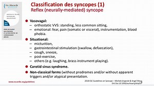 CESU Syncopes_Définition, classification_DEHARO