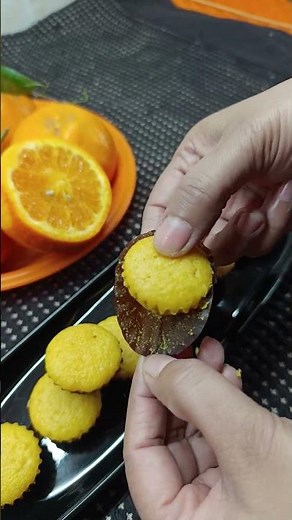 Orange Cupcakes Recipe | Soft & Moist Homemade Orange Cupcakes | Easy Bakery Style