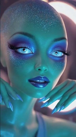 Alien Girls and Apex Predator Makeup Hacks #scifi #makeup