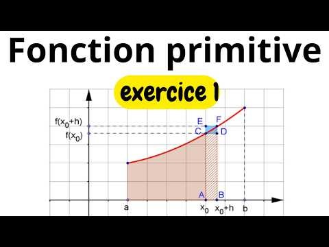 Fonctions primitives Bac (Exercice 1)