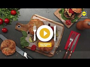 Burger cu carne, dovlecei si masline • reteta Bucataria Lidl