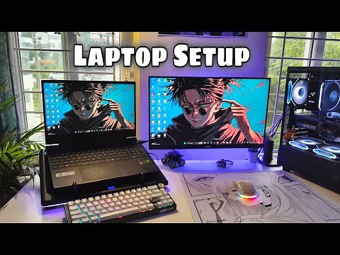I Built the ULTIMATE Gaming Laptop Setup! | V12 RGB
