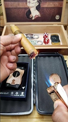 Cigar ASMR | The Perfect V-Cut, Toast, and Lighting | TABAK ESPECIAL Dulce Cigar by Drew Estate