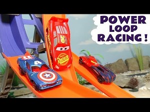 Cars Power Loop Racing With McQueen