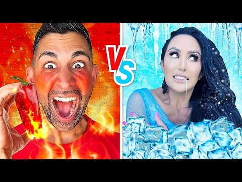 HOT vs COLD Challenge!