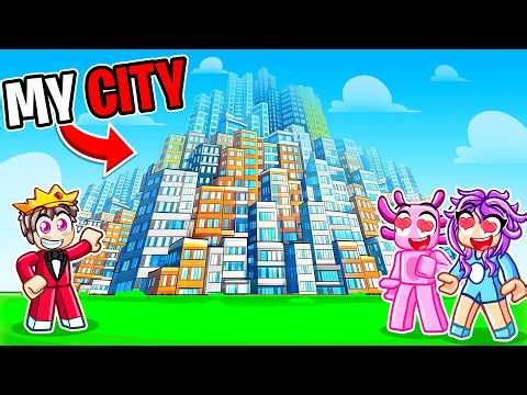 Building MAX CITY Tycoon For $965,765 In Roblox...!