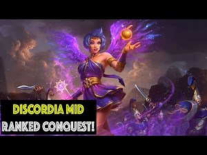 Smite DISCORDIA MID RANKED CONQUEST!