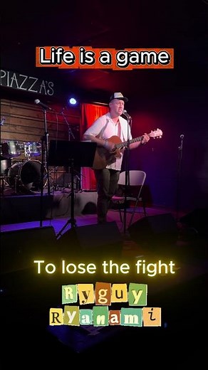 Ryguy Ryanami - Life is a game [Live and Unplugged @ DiPiazza's] [verse 1]