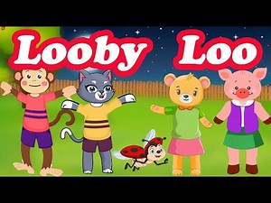 Looby Loo | Kids & Nursery Rhymes | Sing Along Song | Animated