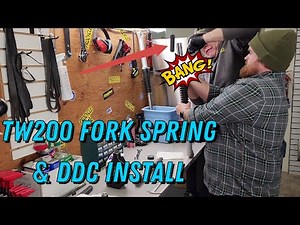 TW200 Cogent Fork Springs & DDCs Install