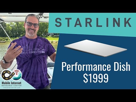 New Starlink Performance Dish, Potential Gigabit Speeds, Lower Power Use - $1999