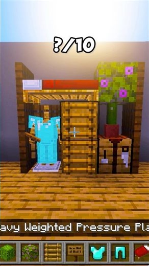 Simple Loft Bed in Minecraft 🛏️✨ #minecraft #shorts