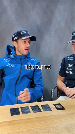 Modo Casino on Instagram: "Can the @alpinef1team drivers guess the next number? In our latest game, @pierregasly and @francolapinto play a game of Higher or Lower Try your luck on Modo Casino!"