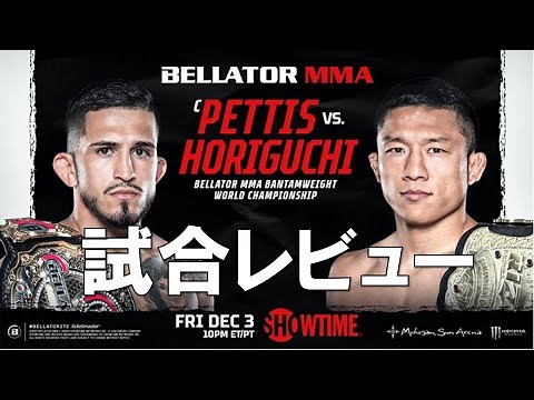 【BELLATORバンタム級タイトルマッチ】セルジオぺティスvs堀口恭司【試合レビュー】