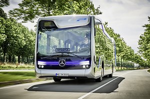 mercedes-benz puts wheels of future public transportation in motion with self-driving city bus