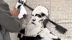 Banksy shares behind-the-scenes video from Ukraine