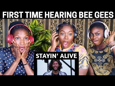 THEIR FIRST TIME HEARING BEE GEES - Stayin' Alive (Official Music Video) REACTION!!!😱