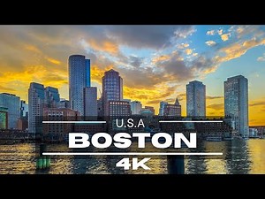 Boston 4k by Drone | Cinematic Drone Footage Tour 2022