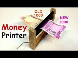 How to Make a MONEY PRINTER Machine | Magic Trick