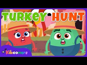Going on a Turkey Hunt Adventure with The Kiboomers : Kids Songs - Videos For Kids