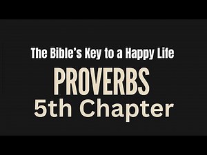 The Trap of Sin – What Proverbs Chapter 5 Teaches Us About Purity || Surviving Childrens
