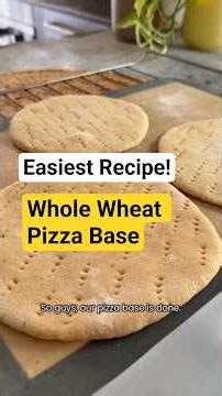 Perfect Whole wheat Pizza Base! ...Unjunk Series Ep01