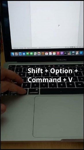 Copy and paste trick on Macbook #mactips #macbookpro