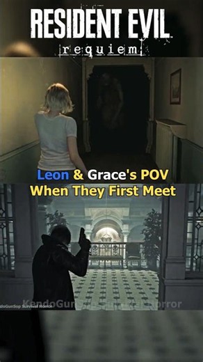 Leon & Grace's POV When They First Meet - RESIDENT EVIL REQUIEM Gameplay #ResidentEvil #バイオハザード