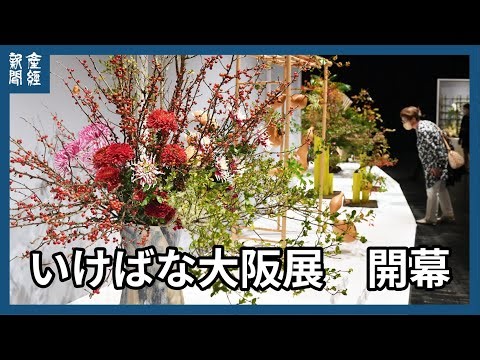 いけばな大阪展 開幕
