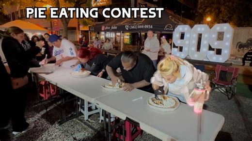 PIE EATING CONTEST at 909 Open Market!! Win a TV!! #RainaisCrazy | Raìna