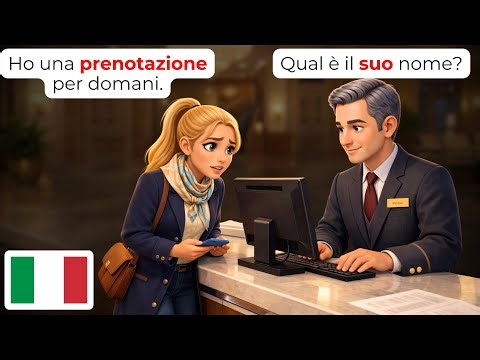 🇮🇹 Learn Italian in 24 Minutes: 50+ Hotel Phrases You Need | A1-A2