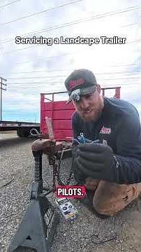 Servicing a Best Trailer Landscape Tandem Axle