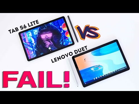 Lenovo Duet Chromebook vs Tab S6 Lite - FAIL!! - Comparison & Review (6 MONTHS LATER)