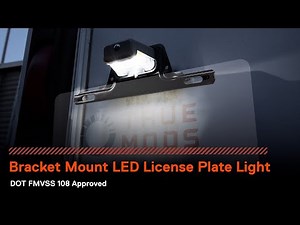 TRUE MODS Universal LED License Plate Light with Bracket Mount