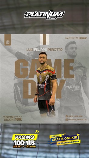 Platinum Sports on Instagram: "🔥PROMO🔥 Jersey set celana cuma 100rb! Dapat gratis desain dan gratis ongkir! Ayo klaim sekarang juga dan dapatkan discount up to 10%!! 📌Material: - Brazil Dryfit Anti Uv (jersey) - Emboss Premium (jersey) - ⁠Parasut (jaket) - ⁠Lotto (jaket) 📍 Kunjungi Store: Muntilan, Magelang 🕘 Senin - Sabtu | 08.00 - 16.00 WIB 📲 Pesan Sekarang Wa: 085713793141 Wa: 085700416907 #jersey #jerseyprinting #olahraga #customjersey"