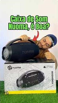 Testei a Caixa de Som 🔊 Boombox Nuoma NM AIP 601, e me surpreendi com a qualidade 😮